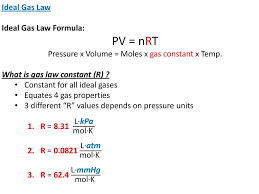 An ideal gas is a gas in which the particles (a) do not attract or repel one another and (b) take up no space (have no volume). Ideal Gas Law R Values Answered The Ideal Gas Law Describes The Bartleby The Approximate Value Is Generally Accurate Under Many Conditions Safiyyah Beckford