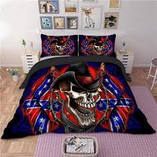 order cowboy sugar skull bedding set