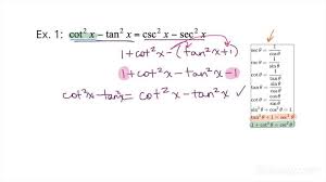 How To Prove Trigonometric Identities