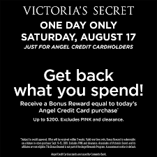 $1 spent = 1 point earned. Victoria S Secret Angel Credit Cardholder Rewards Patriot Place