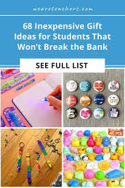 68 inexpensive gift ideas for students