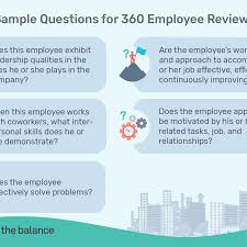 Sample Questions For 360 Employee Reviews