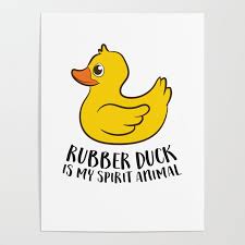 Funny Rubber Duck Spirit Animal Funny