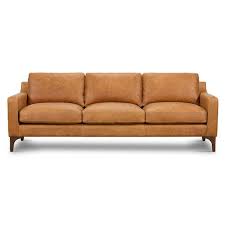 Seater Sofa In Cognac Tan