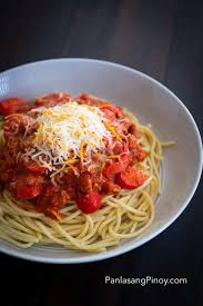 meaty spaghetti panlasang pinoy