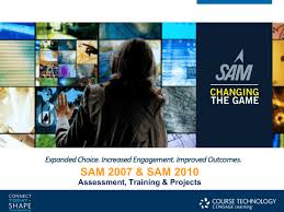 This video covers launching a training assignment, training navigation, and completing training in sam 2019/365. What Is Sam Cengage Learning
