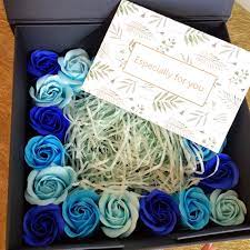 customised gift box scented roses