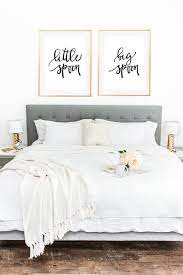 Decor Couple Print Bedroom Wall