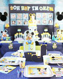 mickey mouse first birthday party ideas