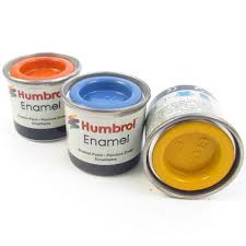 Humbrol Enamel Paint Tinlet Metallic