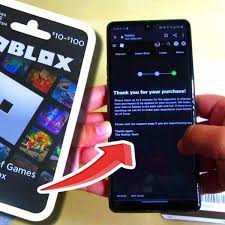 roblox gift card on your phone