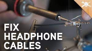 How to Fix Broken Headphone Cables - YouTube