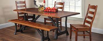 A shaker style, amish built chair with a modern flair! Rustic Sophisticates Amish Dining Room Furniture Cabinfield Fine Furniture