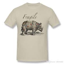Mans Round Neck Tee Shirts Cool Design 3d T Shirt Men 2017 Fragile