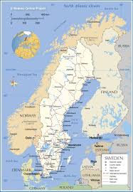 This page also features a complete list of countries. Political Map Of Sweden Nations Online Project