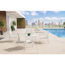 Outdoor Dining Set With Lounge Chairs