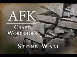 how to build a fake stone wall tutorial