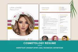 makeup artist resume template