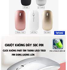 PHIÊN BẢN 2020] Chuột Không Dây Bluetooth Bản Nâng Cấp Dùng Pin Không Âm  Thanh Không
