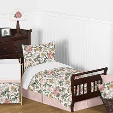 Vintage Fl Boho Girl Fitted Crib
