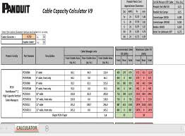 cable capacity calculator with pr2v
