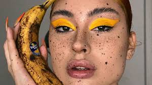 banana inspired makeup is officially