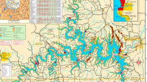 table rock lake map rb b fishing