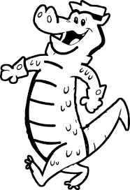 Colour tool to add some colour and texture to gus the gummy gator. Wally Gator Crocodile Alligator Coloring Page Coloring Pages Coloring Sheets For Kids Animal Coloring Pages