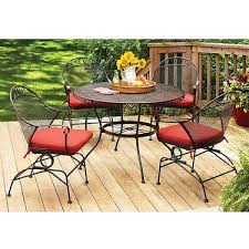 Wrought Iron Patio Set Chair Living