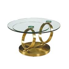 Round Glass Top Coffee Table Bm243359