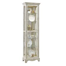 Weathered White Display Cabinet