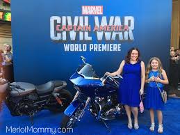 we attended the captain america civil