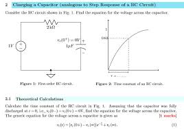 Step Response Of A Rc