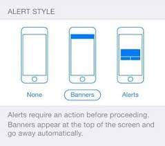 iphone alerts badges and banners