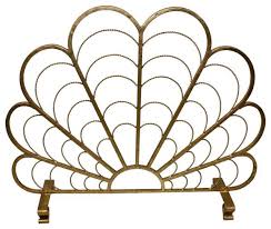 Elegant Gold Art Deco Fan Shape
