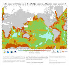 total sediment thickness of the world s
