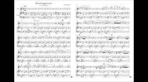 instrumental sheet piano flute
