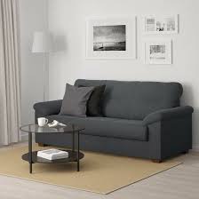 Ikea Knislinge 3 Seater Sofa Dark Grey