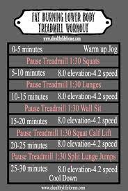 lower body treadmill workout