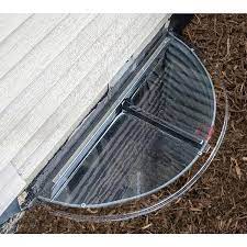 40 In X 17 In Circular Polycarbonate Window Well Cover
