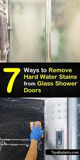 Hard Water Stains From Glass Shower Doors