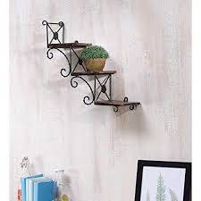 Wood And Wrought Iron Decorative Wall