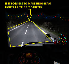 is it possible to make high beam lights