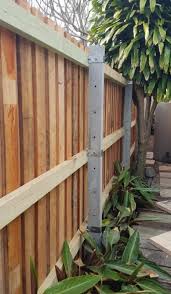 Garden Fences Using Concrete Posts
