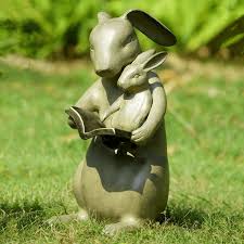 Garden Sculpture Rabbit Garden