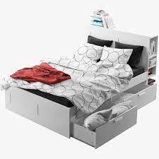 Ikea Brimnes Bed 1 132840 3d Model