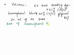 composition of 6x dna loading dye