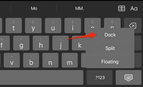 how to make the keyboard bigger on ipad