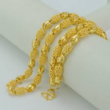Us 7 11 20 Off Anniyo 55cm Africa Gold Necklaces For Women Dubai Jewelrygold Color Ethiopian Thick Necklace Wedding Birthday Gift 001207 In Chain