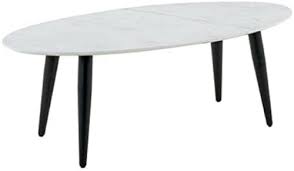 Faux Marble Oblong Coffee Table Milano